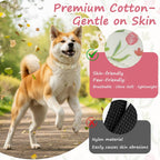 Durable fabric dog collar with tulip design for small puppies