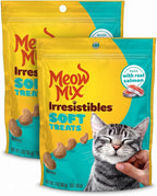 Meow Mix Irresistibles Soft Cat Treats, Chicken Recipe, 3 oz Pouches - Image 11