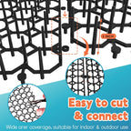 Hmyomina cat scat mat being cut to fit furniture