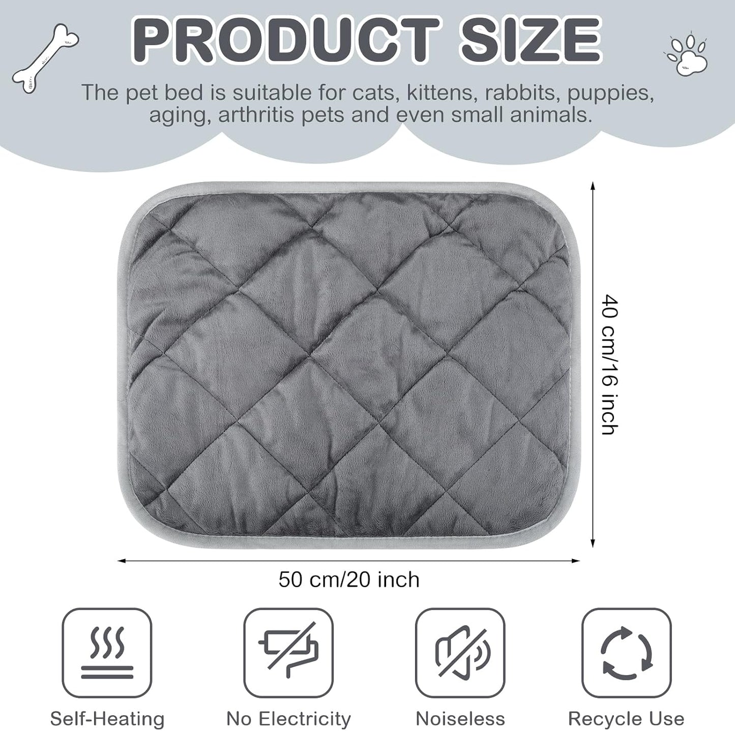 Clysee self warming dog mat five layer material structure diagram