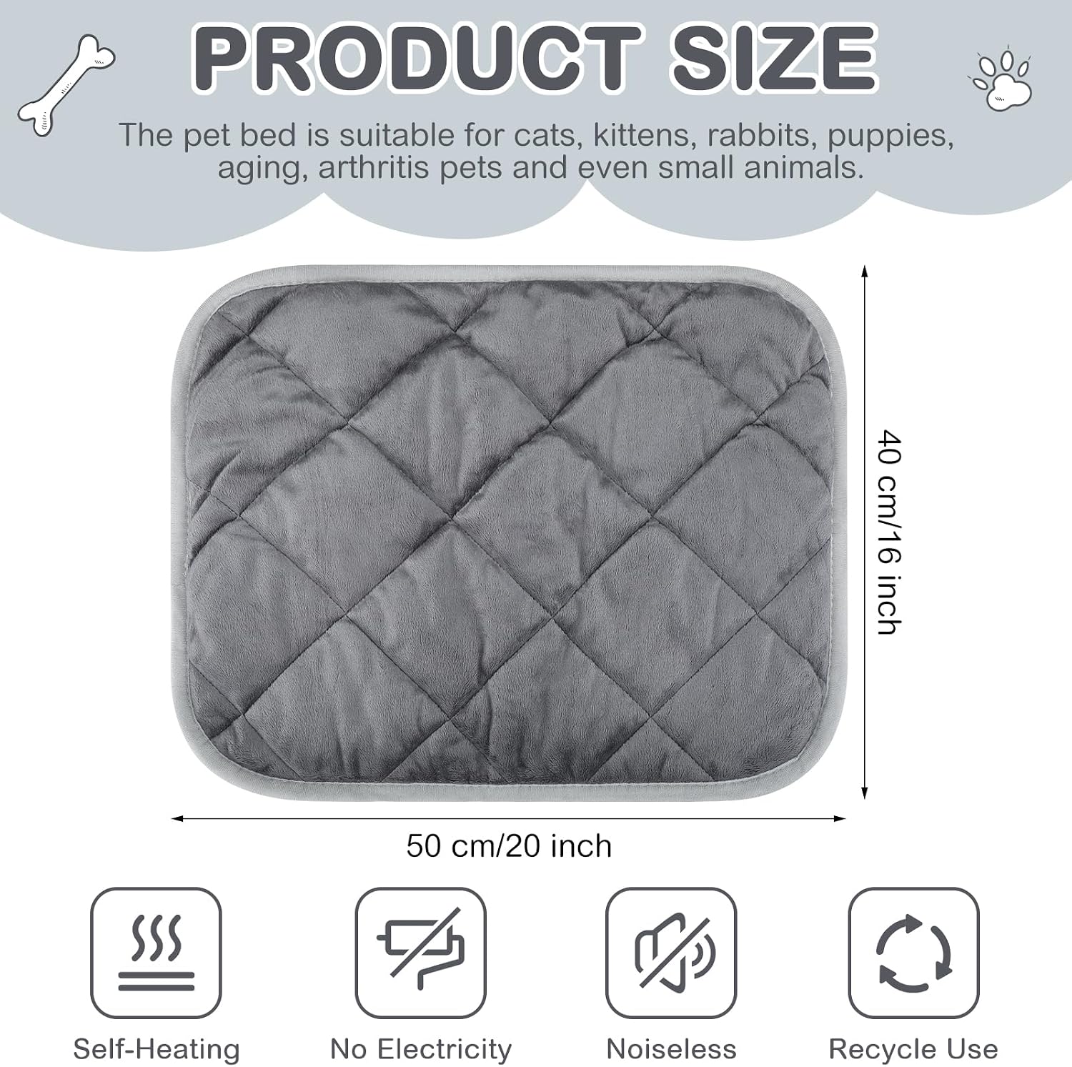 Clysee self warming dog mat five layer material structure diagram