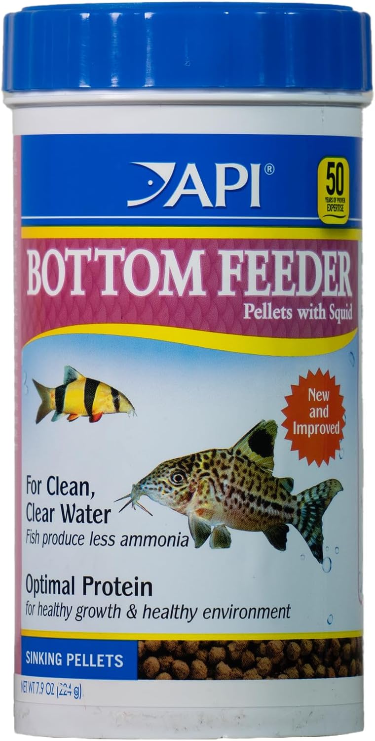 API BOTTOM FEEDER PELLETS WITH SQUID Fish Food 1.3-Ounce Container - Image 9