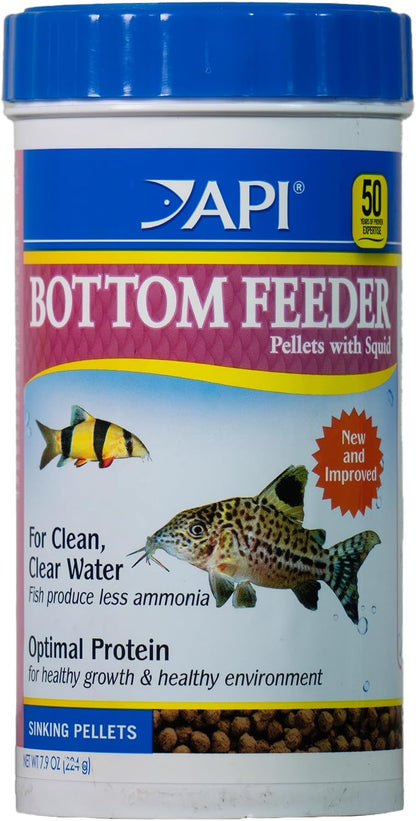 API BOTTOM FEEDER PELLETS WITH SQUID Fish Food 1.3-Ounce Container - Image 9