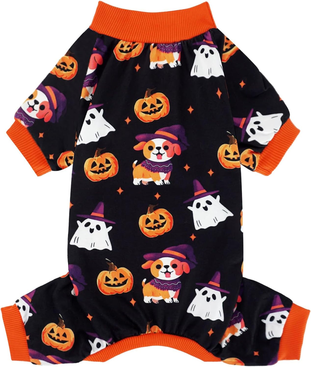 XPUDAC Dog Pajamas Soft Stretchy Duck Dog Clothes for Small Medium Dogs Pet Jumpsuit Puppy Onesie Outfits Cat Apparel-S - Image 10