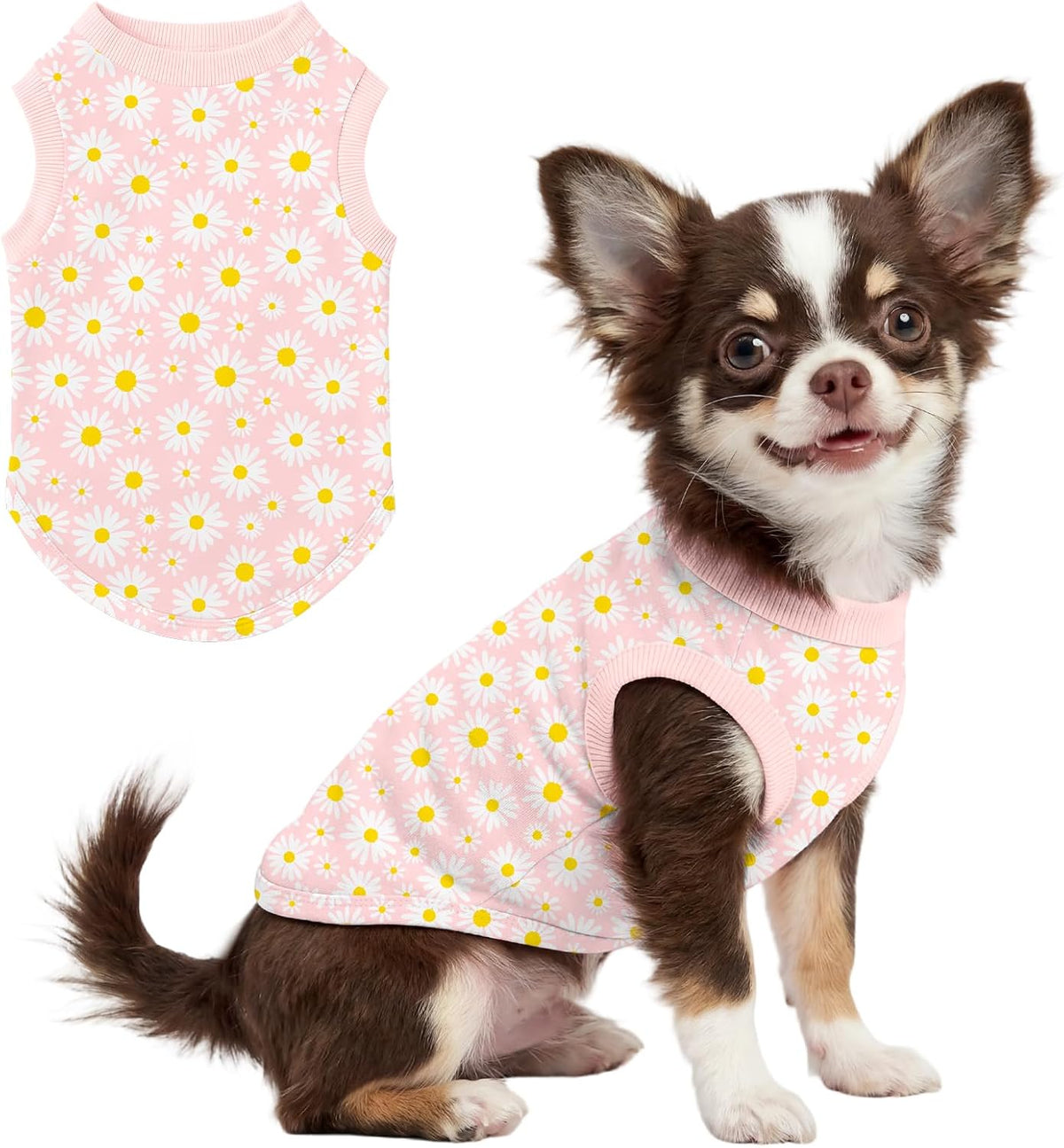 American Flag Dog Shirts for Small Dog 4th of July Cute Small Dog T-Shirt Soft Puppy Clothes Sleeveless Shirt Independence Day Celebrations Boy Girl Pet Outfits M - Image 10