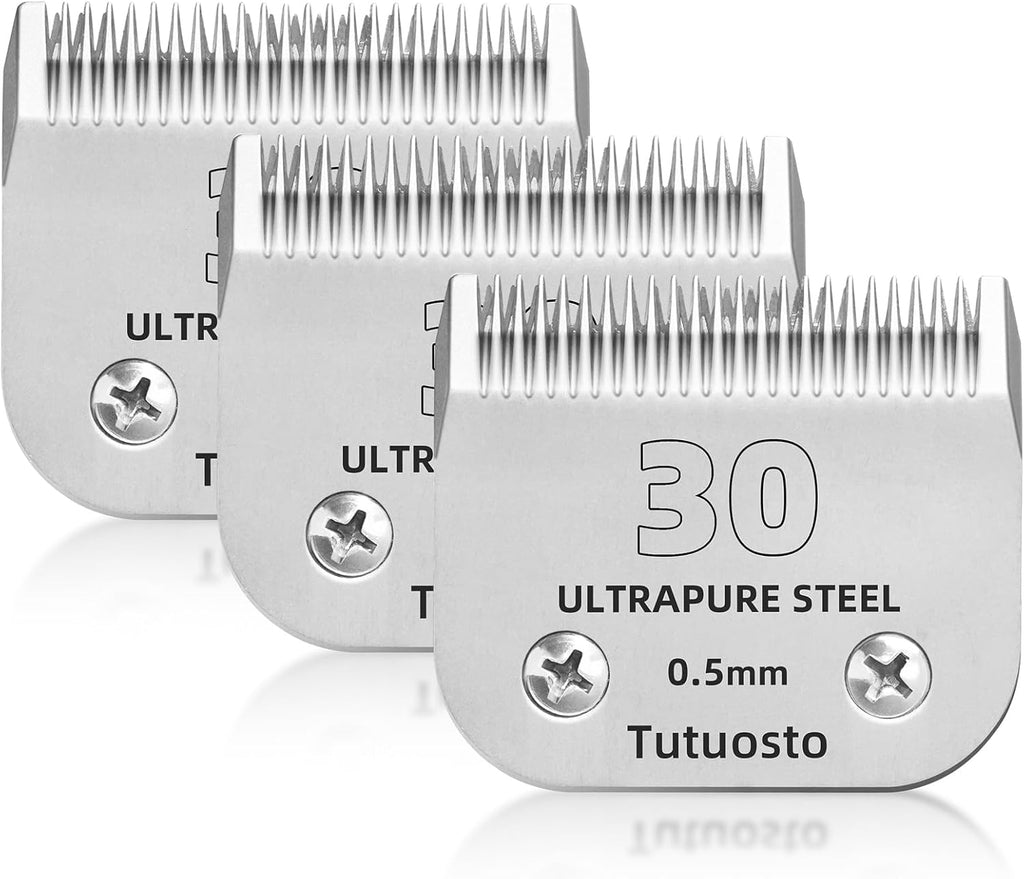 10# Clipper Blades Pet Grooming Clipper Replacement Blades Detachable Blade Compatible with andis/wahl/Oster Dog Clippers 3PCS - Image 12