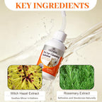 Back label of Tovaginsh ear cleaner showing ingredients