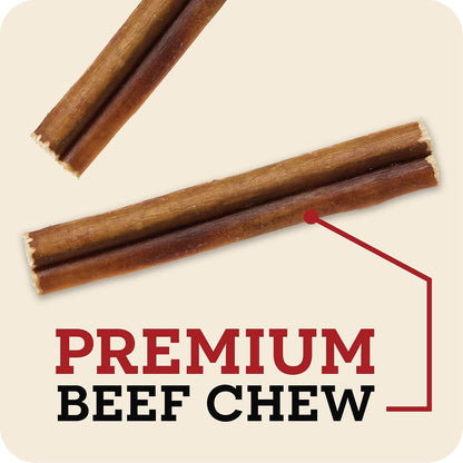 Premium low odor rawhide free bully sticks for small and large dogs