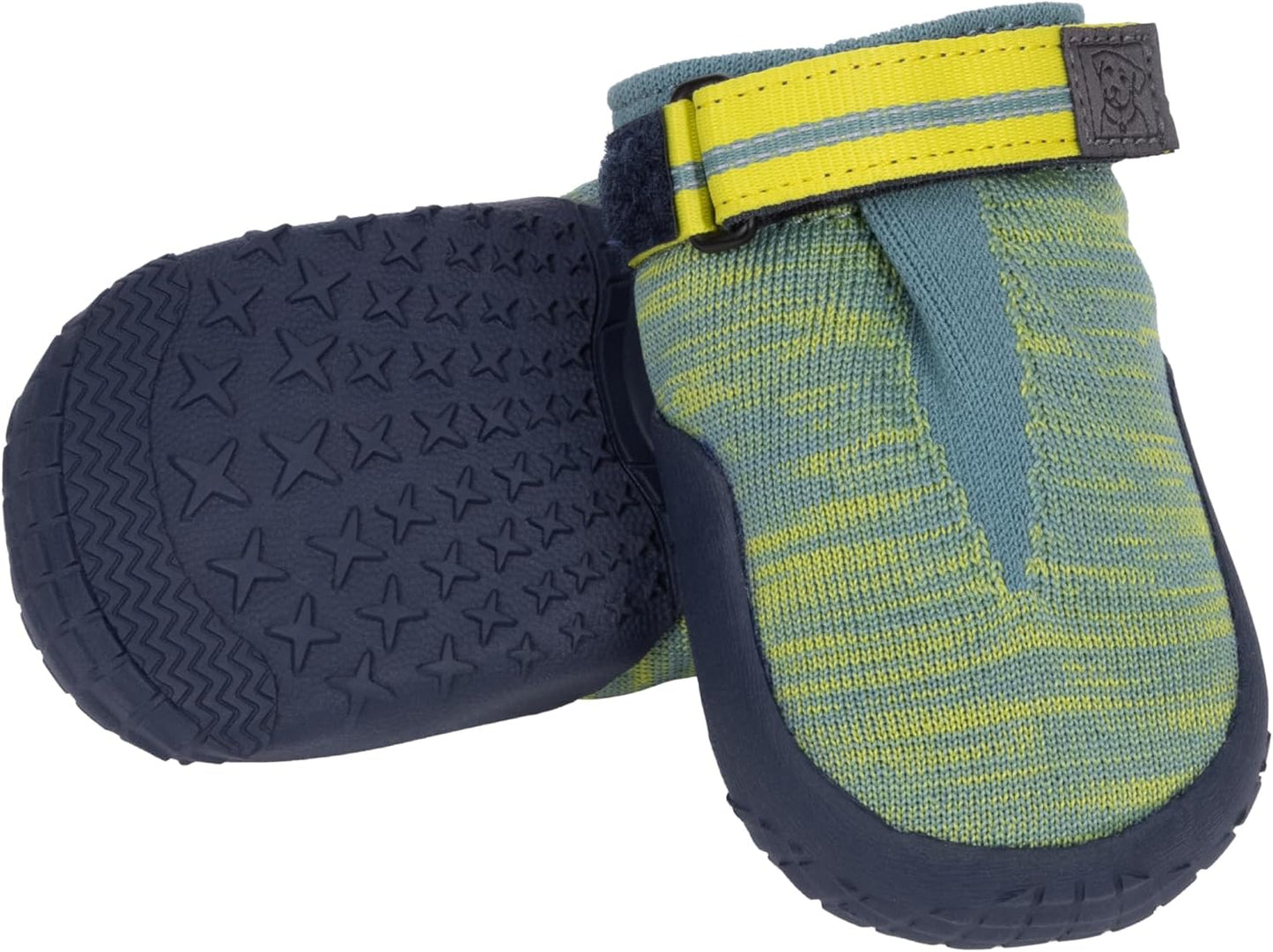 Ruffwear Hi & Light Trail Dog Shoes in River Rock Green front view
