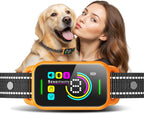 Dinjoo pet training collar showing USB charging port