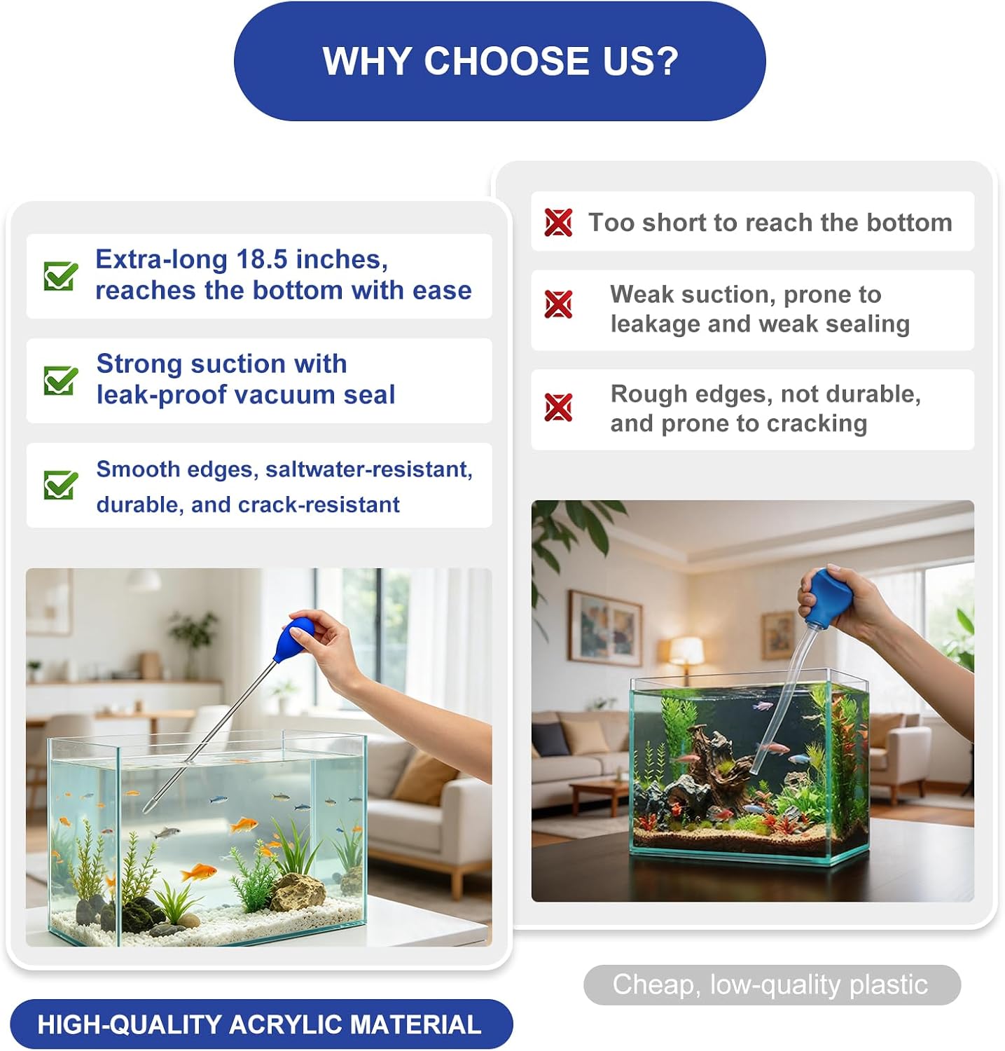 Wrexon coral feeder target feeding anemones and reef fish in a saltwater aquarium.