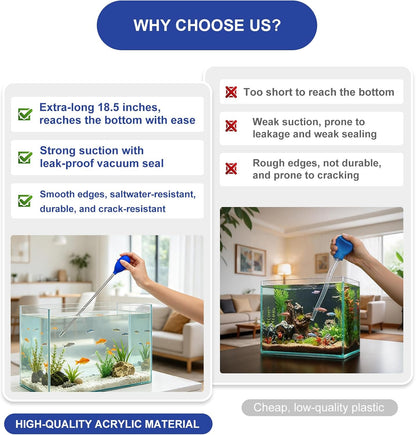 Wrexon coral feeder target feeding anemones and reef fish in a saltwater aquarium.
