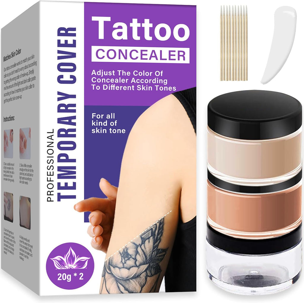 Laorici tattoo cover up concealer front packaging view