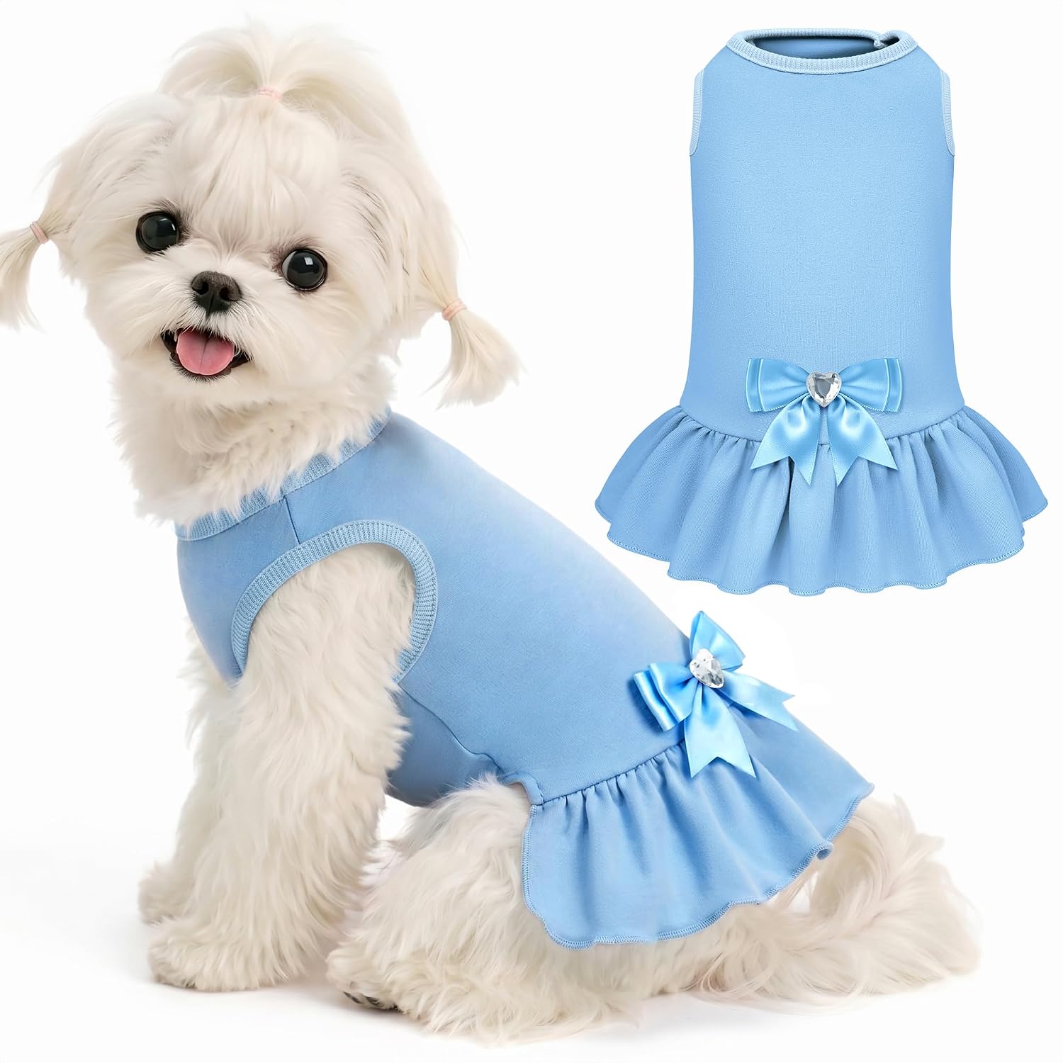 WOYYHO chihuahua yorkie pomeranian premium fashion summer dress