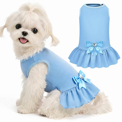 WOYYHO chihuahua yorkie pomeranian premium fashion summer dress