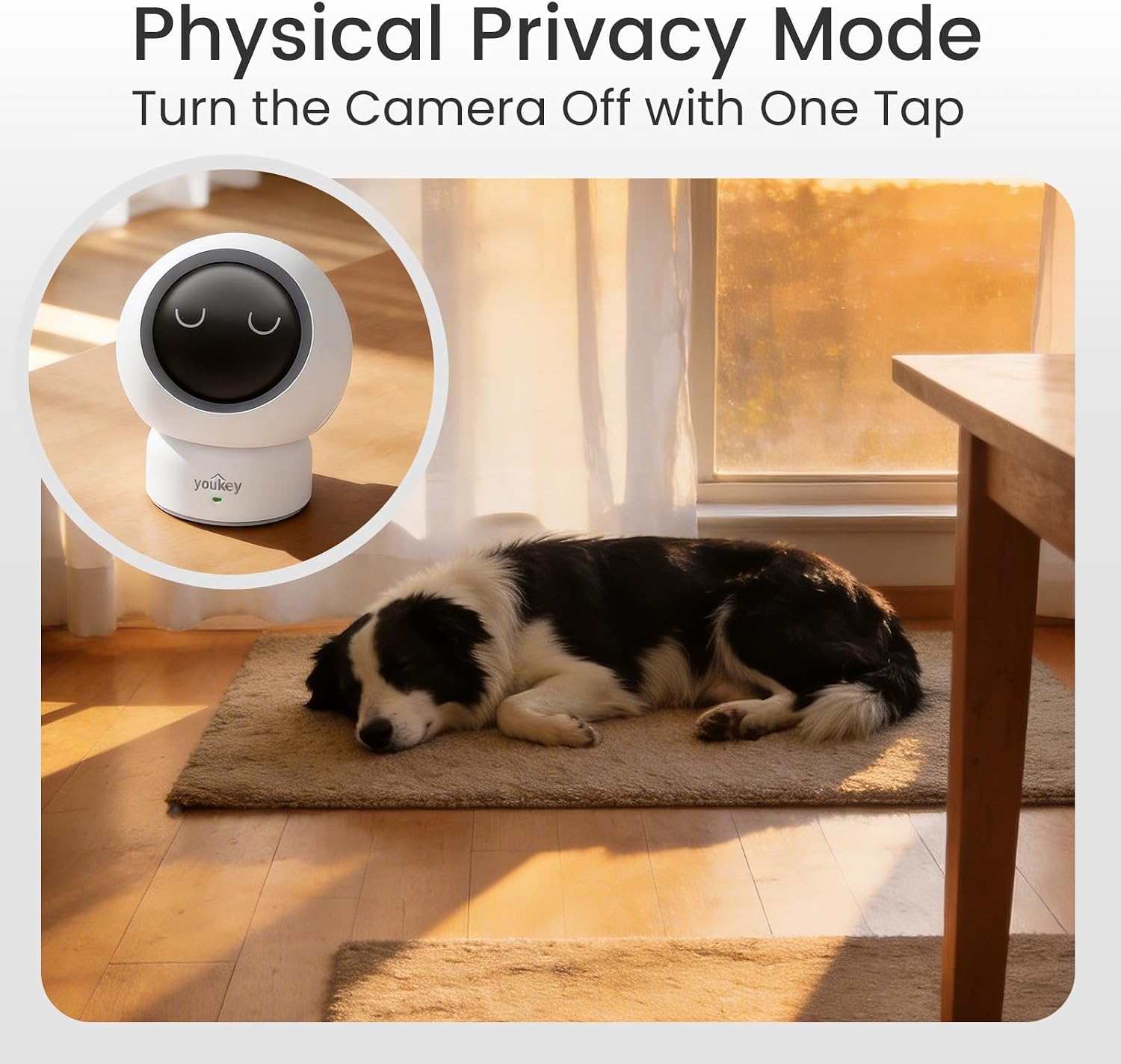 Youkey P310 camera night vision mode demonstration