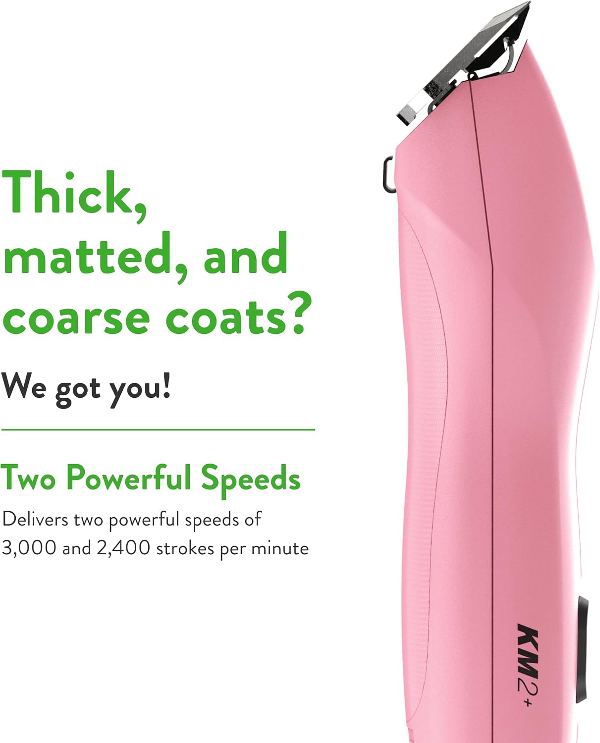 Wahl heavy duty dog and cat trimmer with its extra long fourteen foot power cord extended