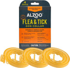 ALZOO Flea & Tick Dog Collar - Helps Repel Fleas, Ticks & Mosquitoes - 100% Plant-Based Active Ingredients - Waterproof - Up to 4 Months Protection - Medium-Sized Dogs: 16-40 lbs - Pack of 2 - Image 10