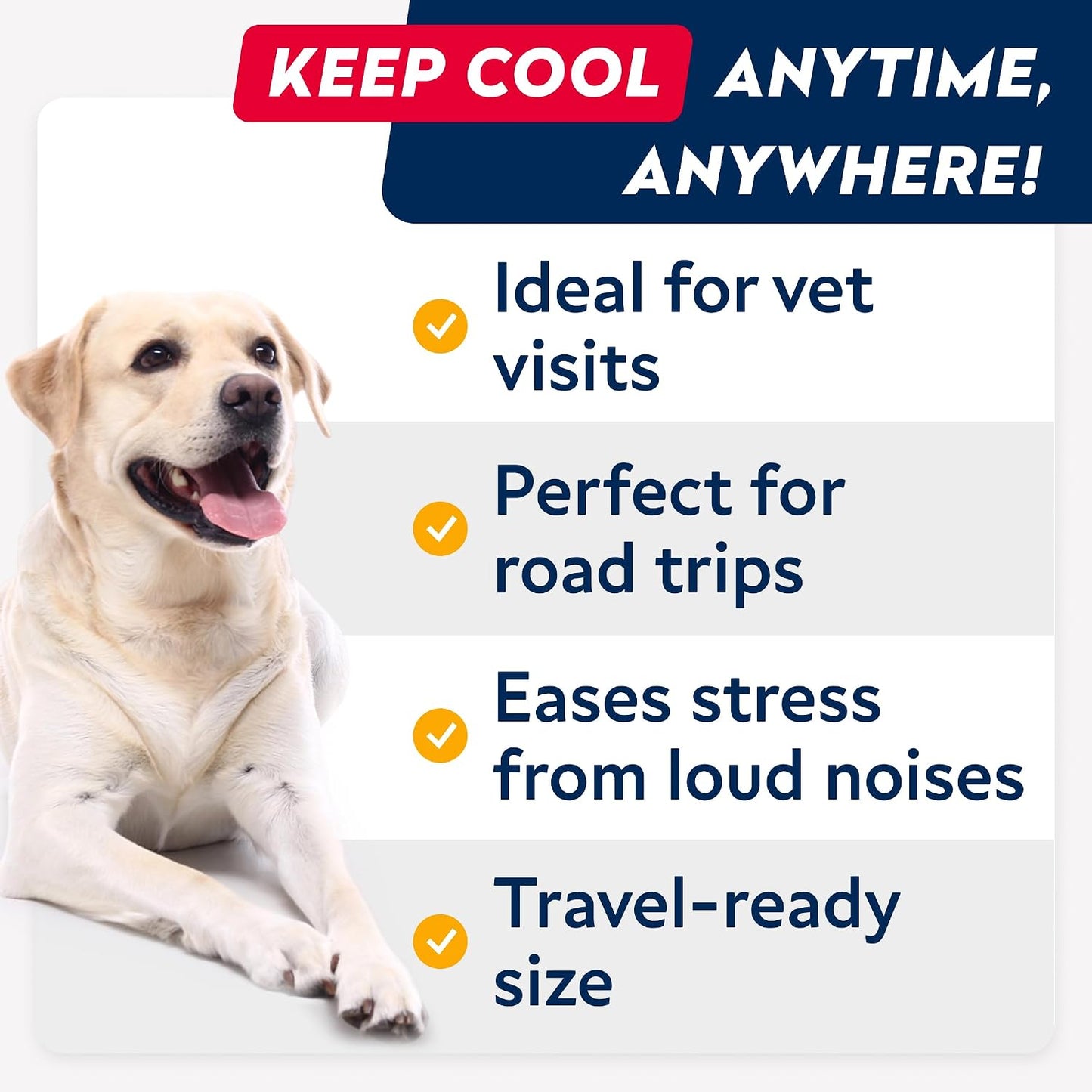 StrellaLab dog calming bites ingredients and benefits label
