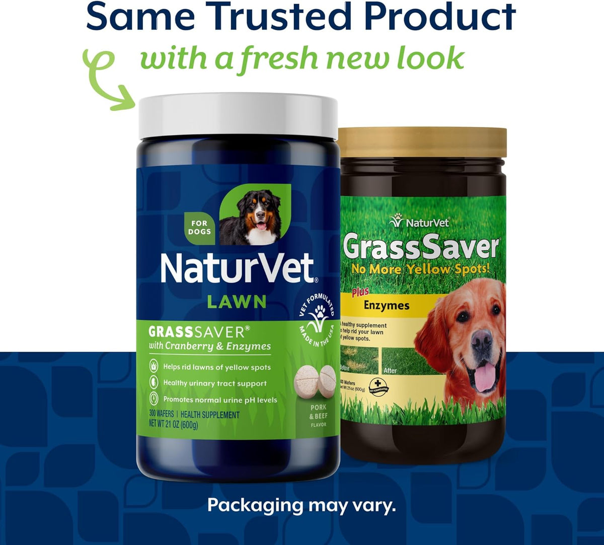 NaturVet GrassSaver 300 count supplement container