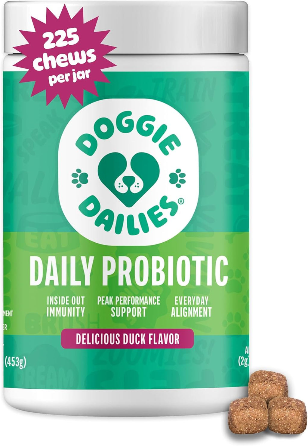 Doggie Dailies Probiotics for Dogs - Advanced Dog Probiotics with Prebiotics - Promotes Digestive Health - Supports Immune System and Overall Health (Pumpkin) 225 Soft Chews - Image 12