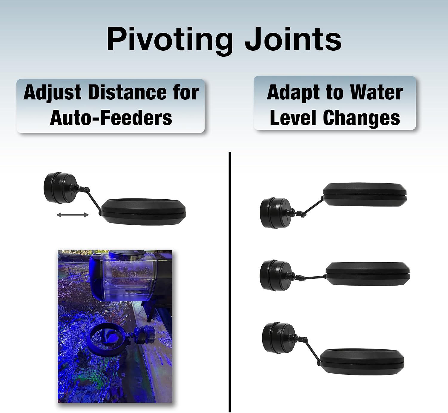 Two Little Fishies fish feeding ring package components.