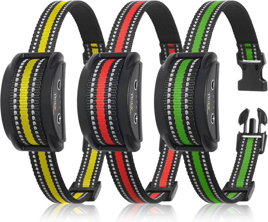 PetJoy Dog Bark Collar, Automatic Barking Collars, Bark Shock Collar with 5 Adjustable Levels of Sensitivity, Barking Training Collar IPX7 Waterproof, Bark Collar 3 Packs - Image 10