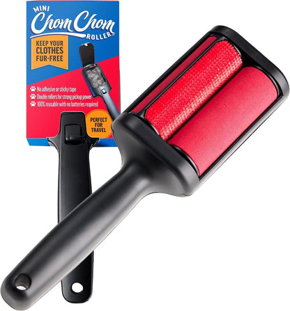 ChomChom Roller Pet Hair Remover - Original Size Reusable Lint Roller for Cat & Dog Hair on Furniture, Couch, Carpet, Car, Rugs & Bedding - Portable, Eco-Friendly (White) - Image 11