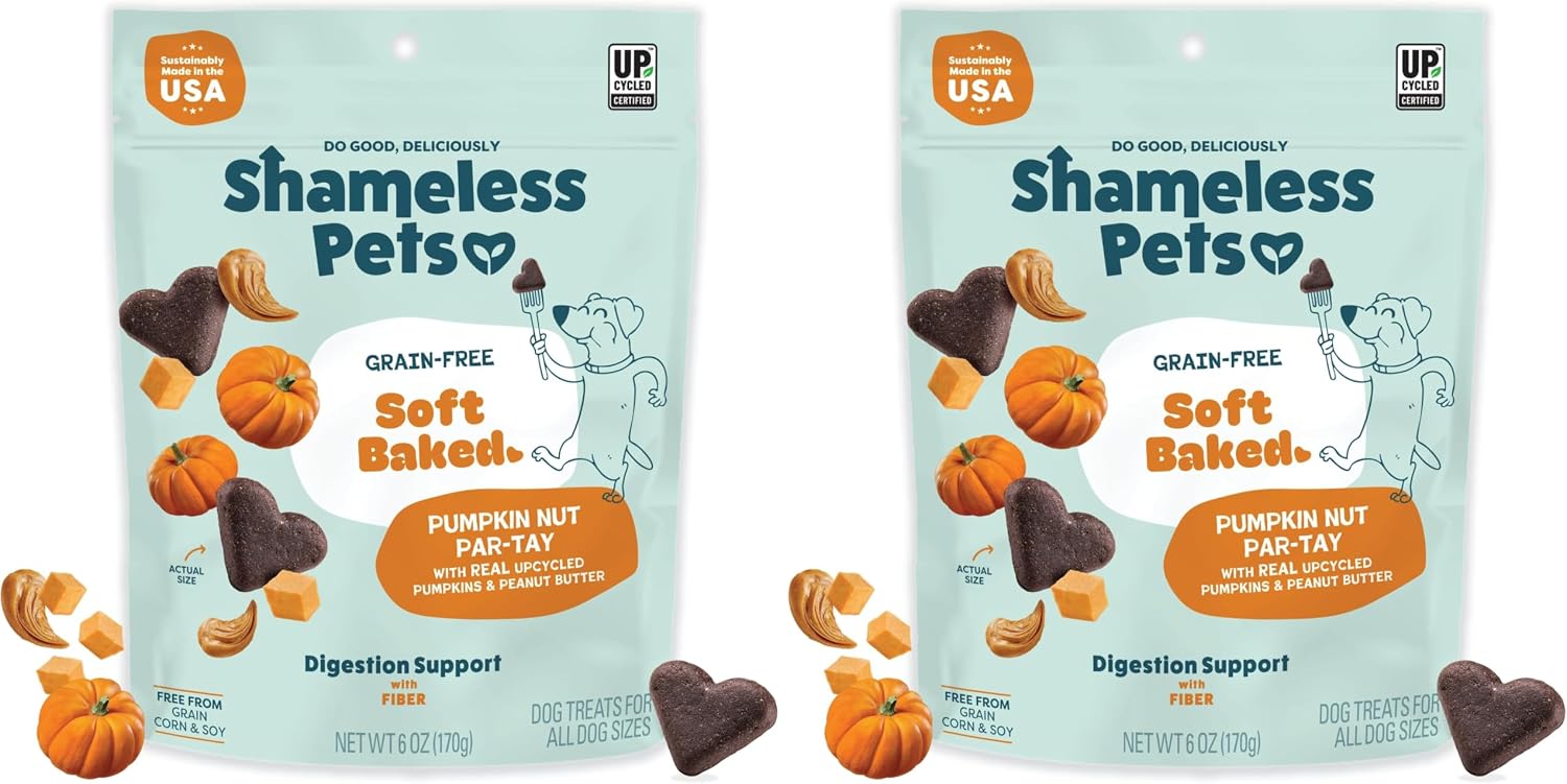 Shameless Pets Soft-Baked Dog Treats, Bananas for Bacon | Healthy Treats for Small, Medium & Large Dogs | Skin & Coat Support with Omega-3 & Omega-6 | Grain-Free, Made in USA | 6 oz - Image 11