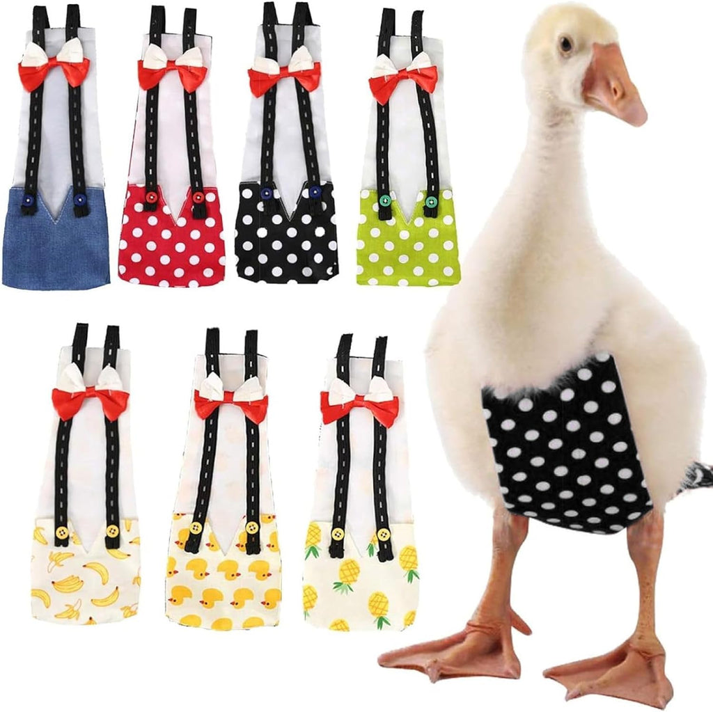 QBLEEV Pet Cole Duck Diapers for Baby Ducks, Chicken Diapers for Real Hens, Fashionable Duckling Nappy Poultry Cloth for Indoor Chick Goose Hen - Image 9