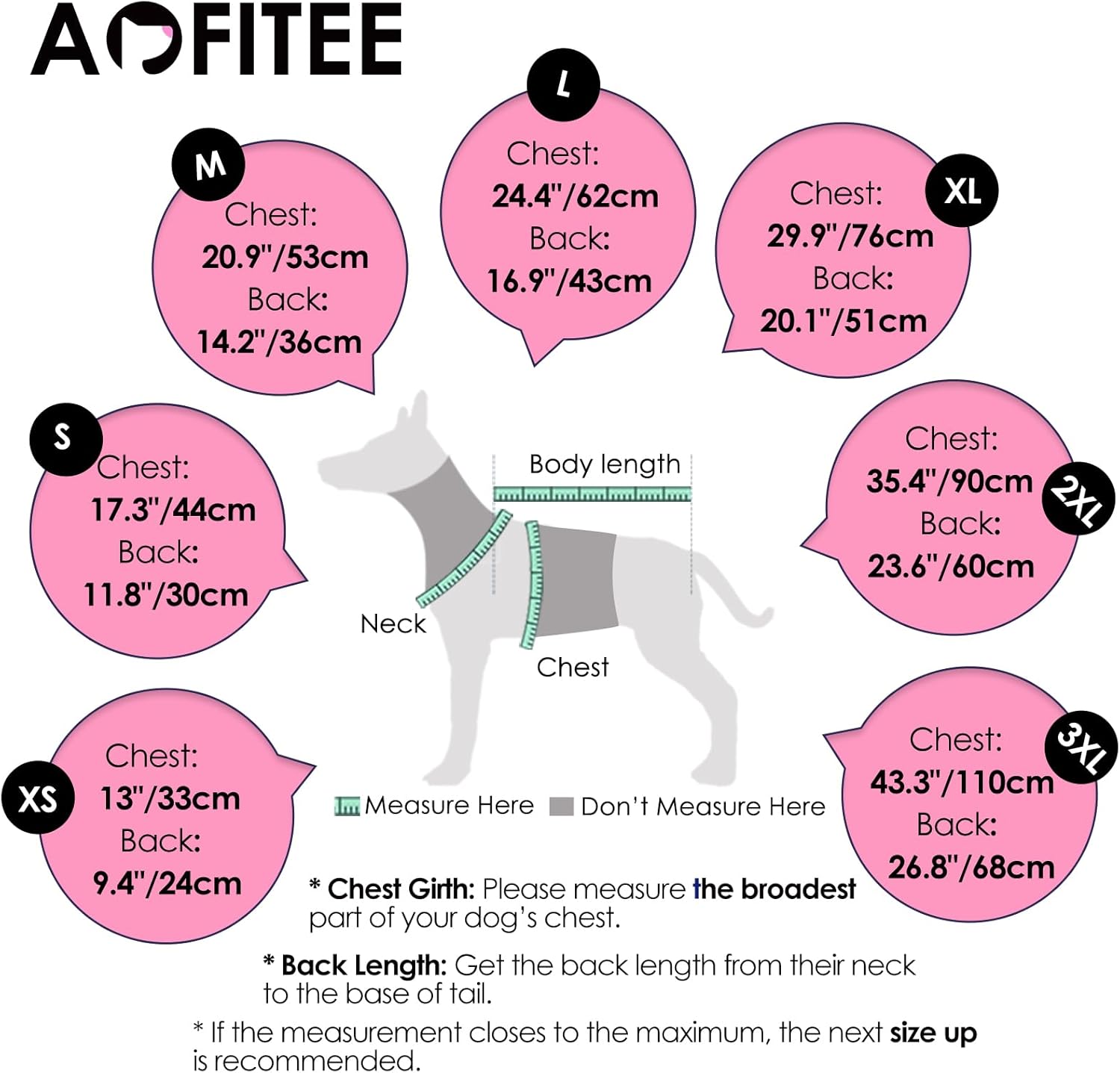 Interior fleece lining of Aofitee pet winter vest