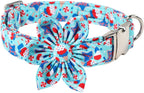 Maca Bates Cherry Pink Dog Collar with Cute Solid Sailor Bow Tie for Small Girl Boy Dogs,Girly Adjustbale Durable Breakaway Soft Collars with Bowtie for Female Male Puppy,Pet with Metal Buckle - Image 12