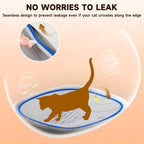 Hazrela seamless polypropylene coated waterproof pad for self cleaning litter boxes