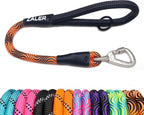 ZALER Short Dog Leash, 18 Inches Rope Traffic Leashes for Dogs, Reflective Dog Lead with O-Ring, Heavy Duty Pet Leash for Large and Medium Dogs (18'' Black) - Image 13