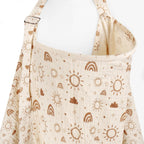 Mexxi Muslin Nursing Cover front view in beige