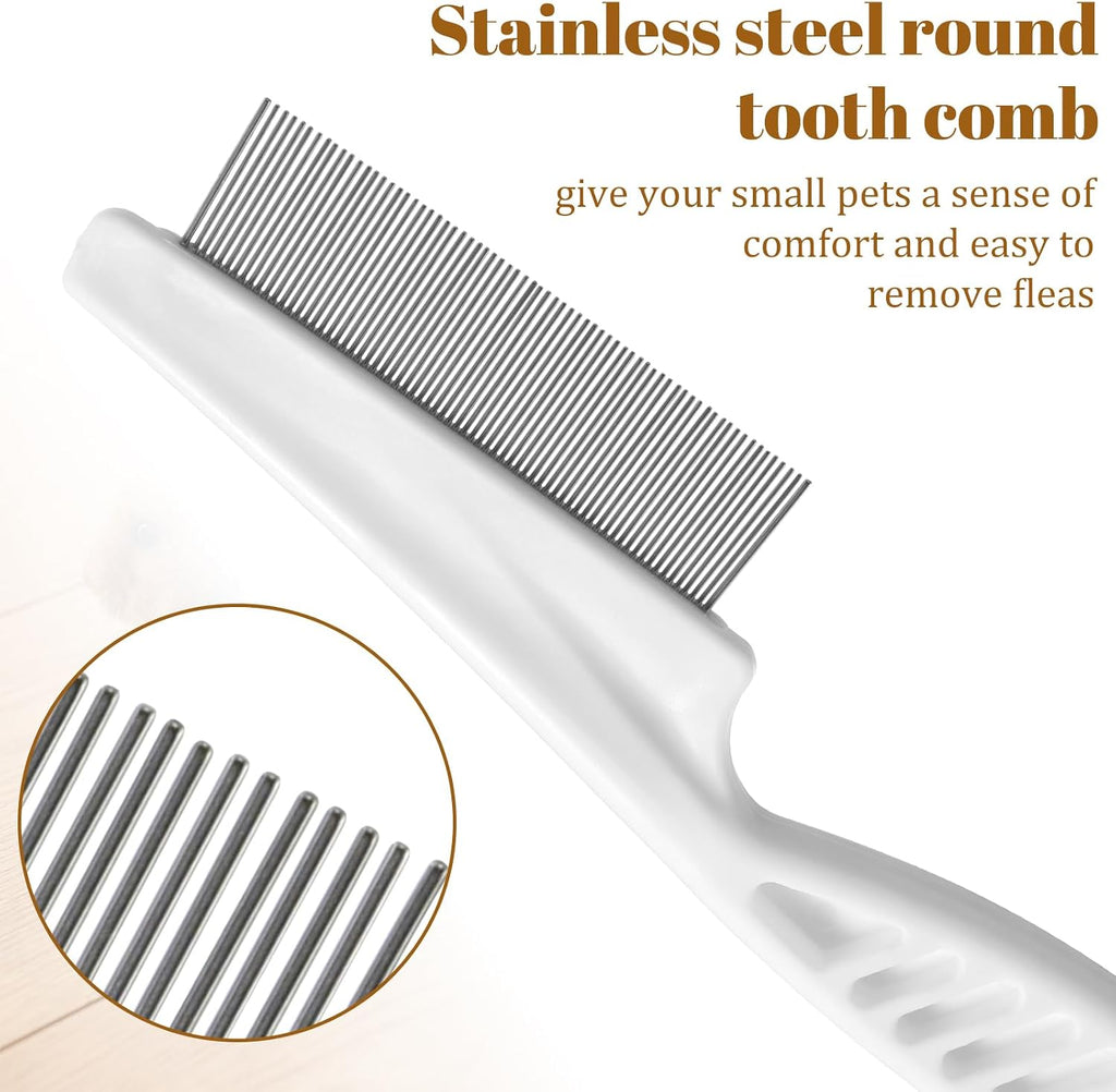 Rounded teeth detail of Ezymivs grooming comb