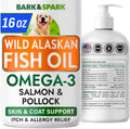 Bark and Spark Fish Oil for Dogs and Cats 14 ounce bottle front view