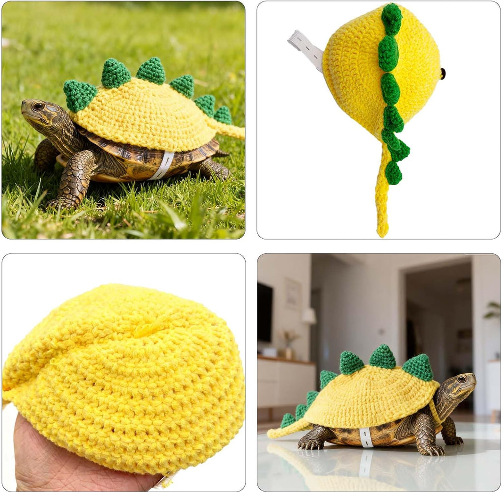 Dexprosy reptile clothing highlighting the premium handmade crochet pattern and material.