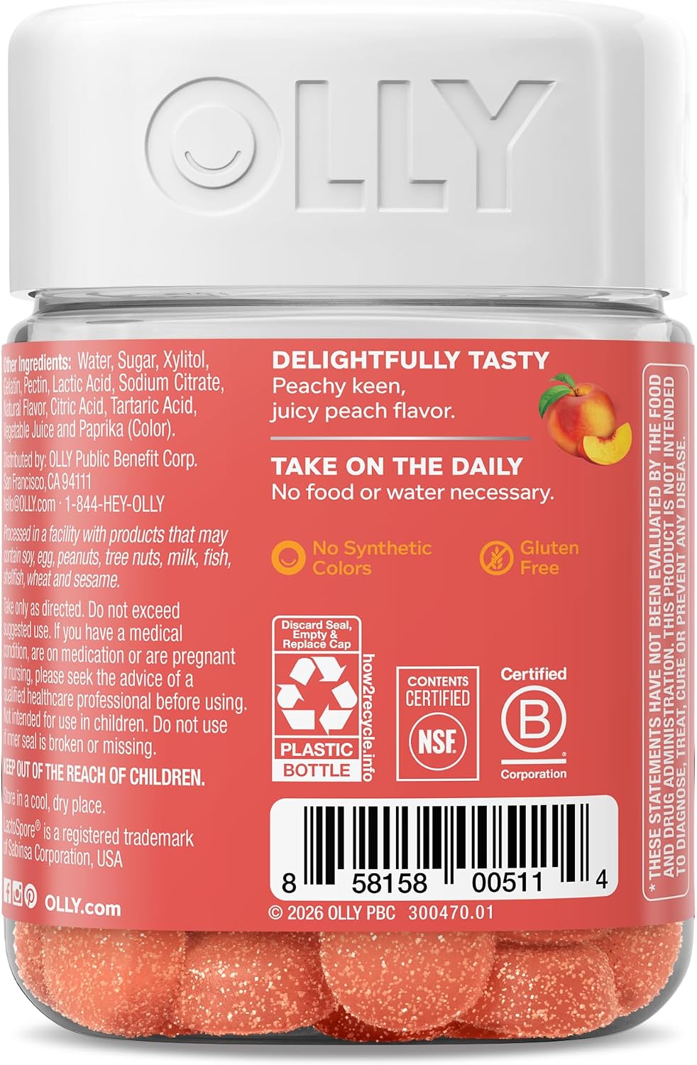 OLLY Probiotic and Prebiotic Gummy lifestyle wellness context