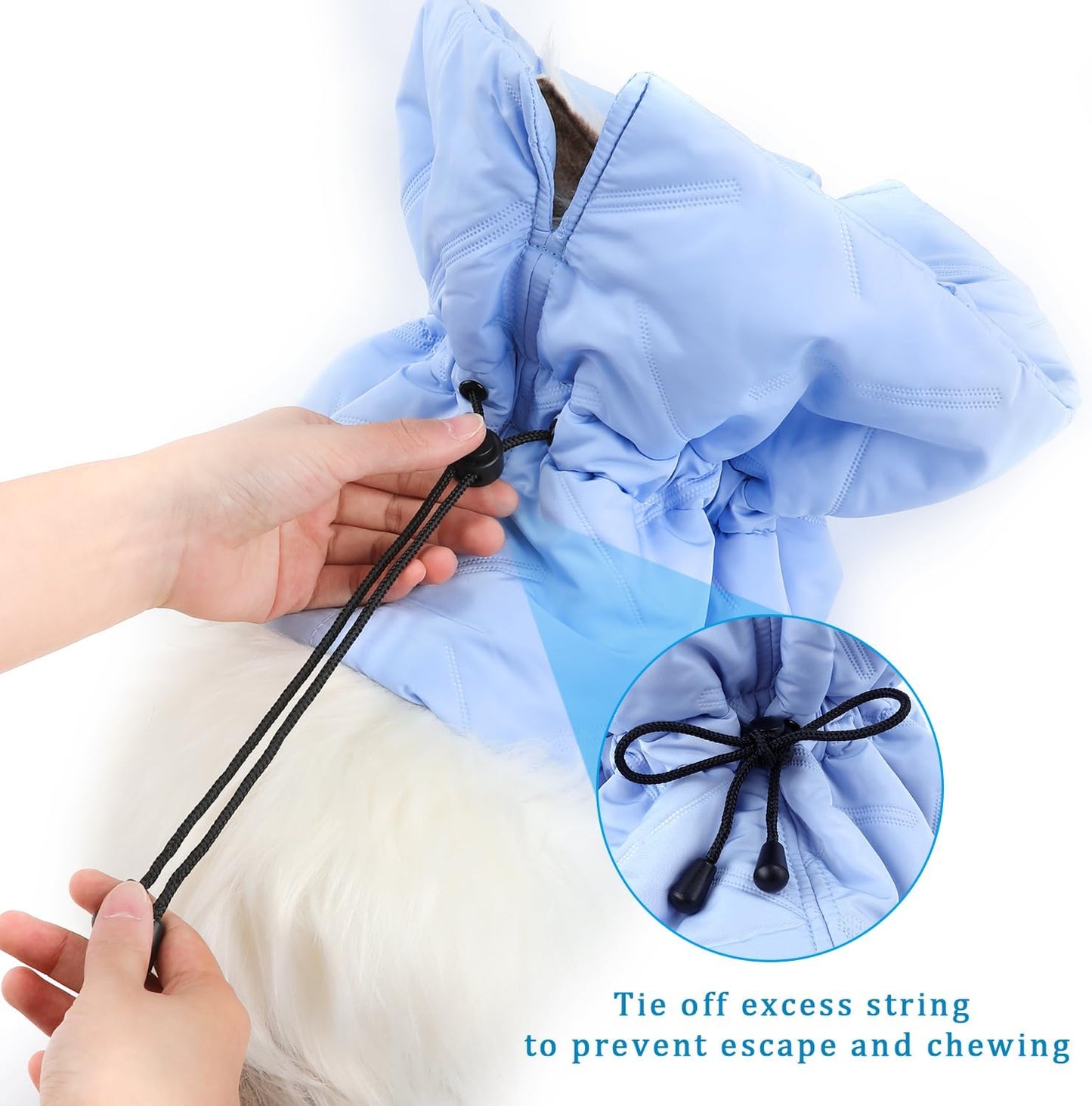 Soft protective pet recovery collar showing the breathable sponge layer