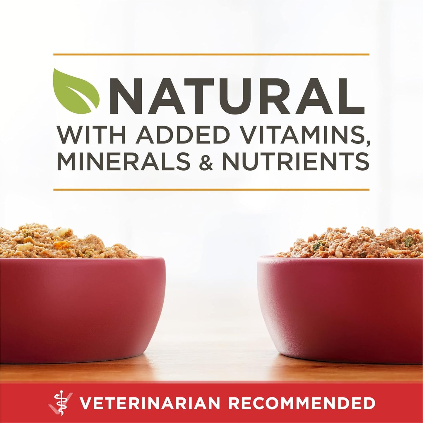 Purina ONE natural wet dog food variety pack nutrient information panel