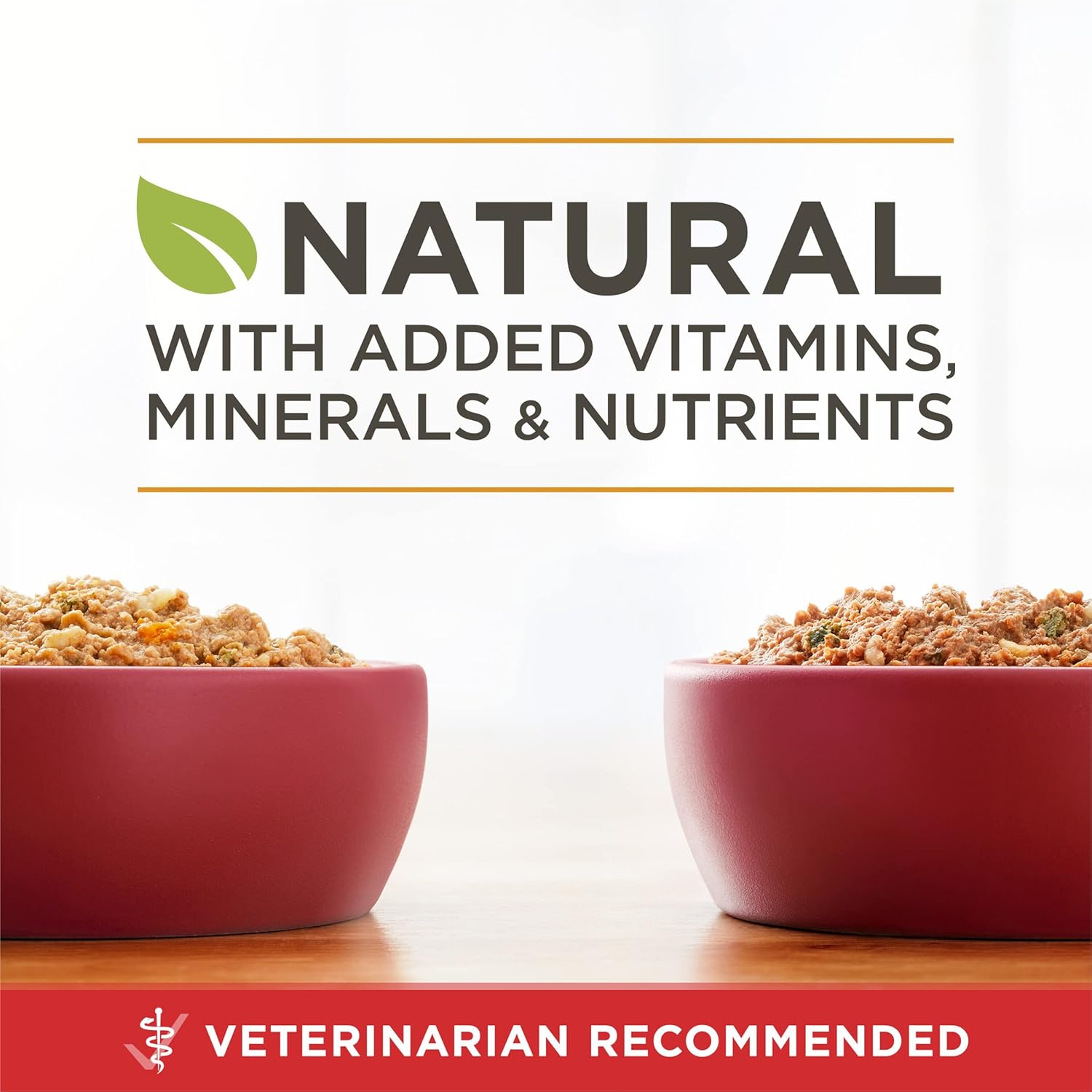Purina ONE natural wet dog food variety pack nutrient information panel