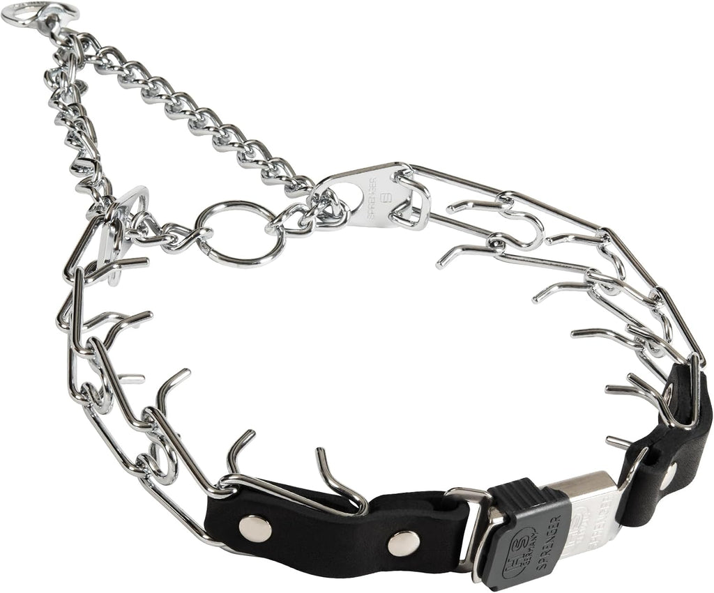 Herm Sprenger authentic USA imported dog collar with swivel ring.
