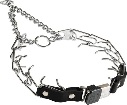Herm Sprenger authentic USA imported dog collar with swivel ring.