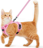 Cat Harness and Leash for Walking Escape Proof Soft Adjustable Cat Leash Breathable Comfortable Vest Easy to Wear Kitten Harness for Outdoor Travel (Black, S (7-12lb)) - Image 10