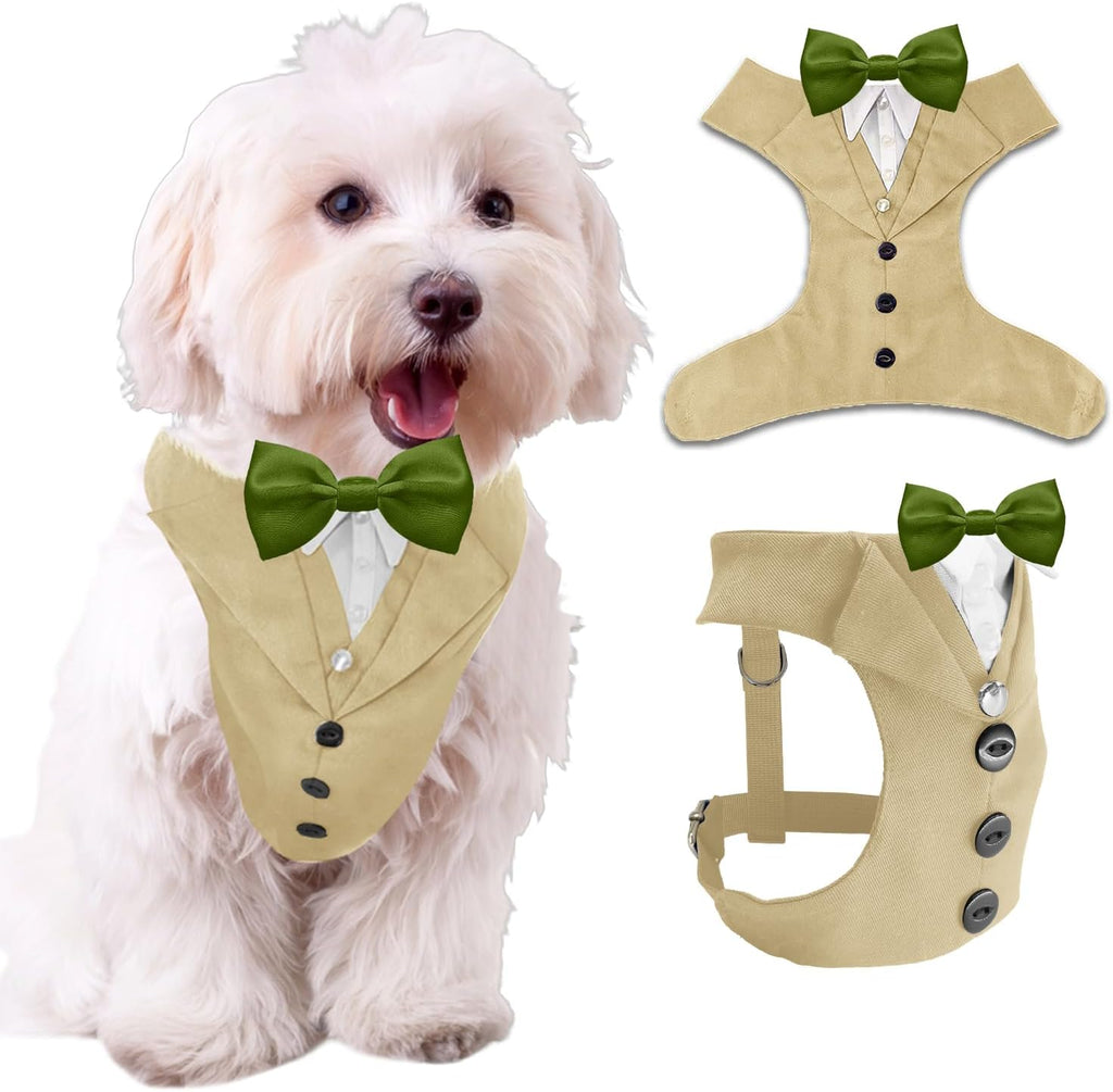 AVERYDAY Dog Tuxedo for Wedding Outfit, Dog Suit and Tie Costumes for Birthday, Halloween, Cosplay, Christmas Party, Pet Formal Wear with Bowtie, Tux for Medium Large Dogs, Bulldog, Labrador, Husky - Image 15