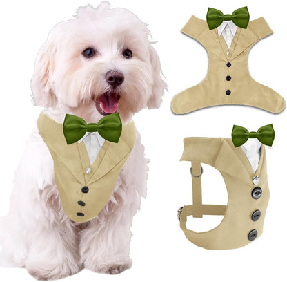 AVERYDAY Dog Tuxedo for Wedding Outfit, Dog Suit and Tie Costumes for Birthday, Halloween, Cosplay, Christmas Party, Pet Formal Wear with Bowtie, Tux for Medium Large Dogs, Bulldog, Labrador, Husky - Image 15