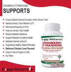 Cranberry D-Mannose for Dogs and Cats Urinary Tract Infection Support Prevents and Eliminates UTI, Bladder Infection Kidney Support, Antioxidant (Double Strength Tablet, 60 Count) - Image 9