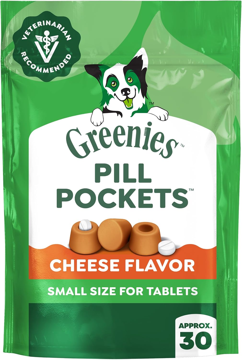 Greenies Pill Pockets for Dogs Small Size, Tablet Pill Treats for Dogs, Chicken Flavor, 3.2 oz. Pouch - Image 11