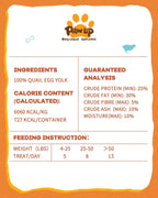 PAWUP Freeze Dried Quail Egg Yolk Pet Treats, Freeze-Dried Pet Food for Dogs, Cats, Pure Fresh Ingredient, 4.2 oz, Rawhide Free, Gluten&Grain Free - Image 9